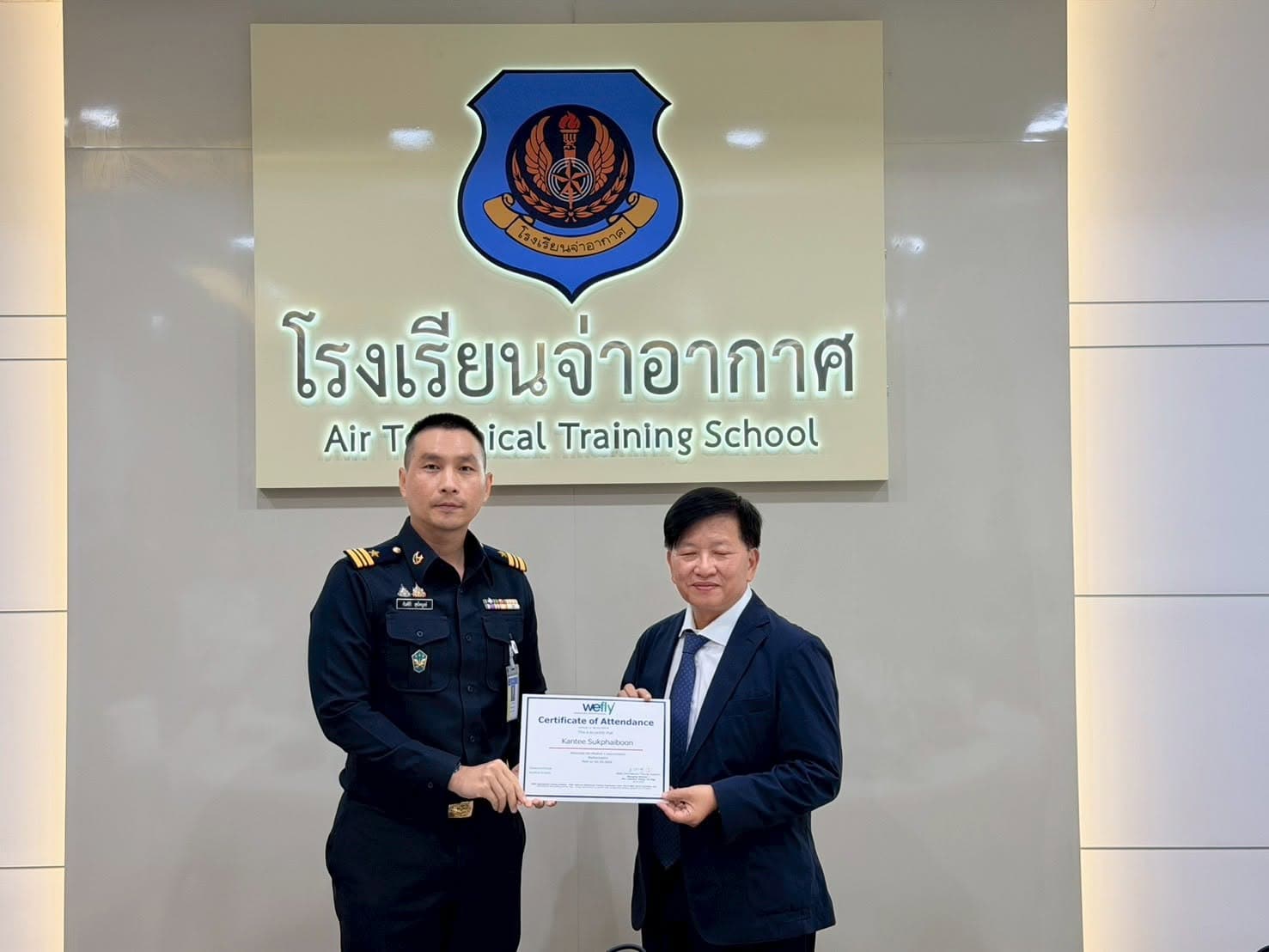 Group activity photo from WeFly's 22 May 2026 achievement post.