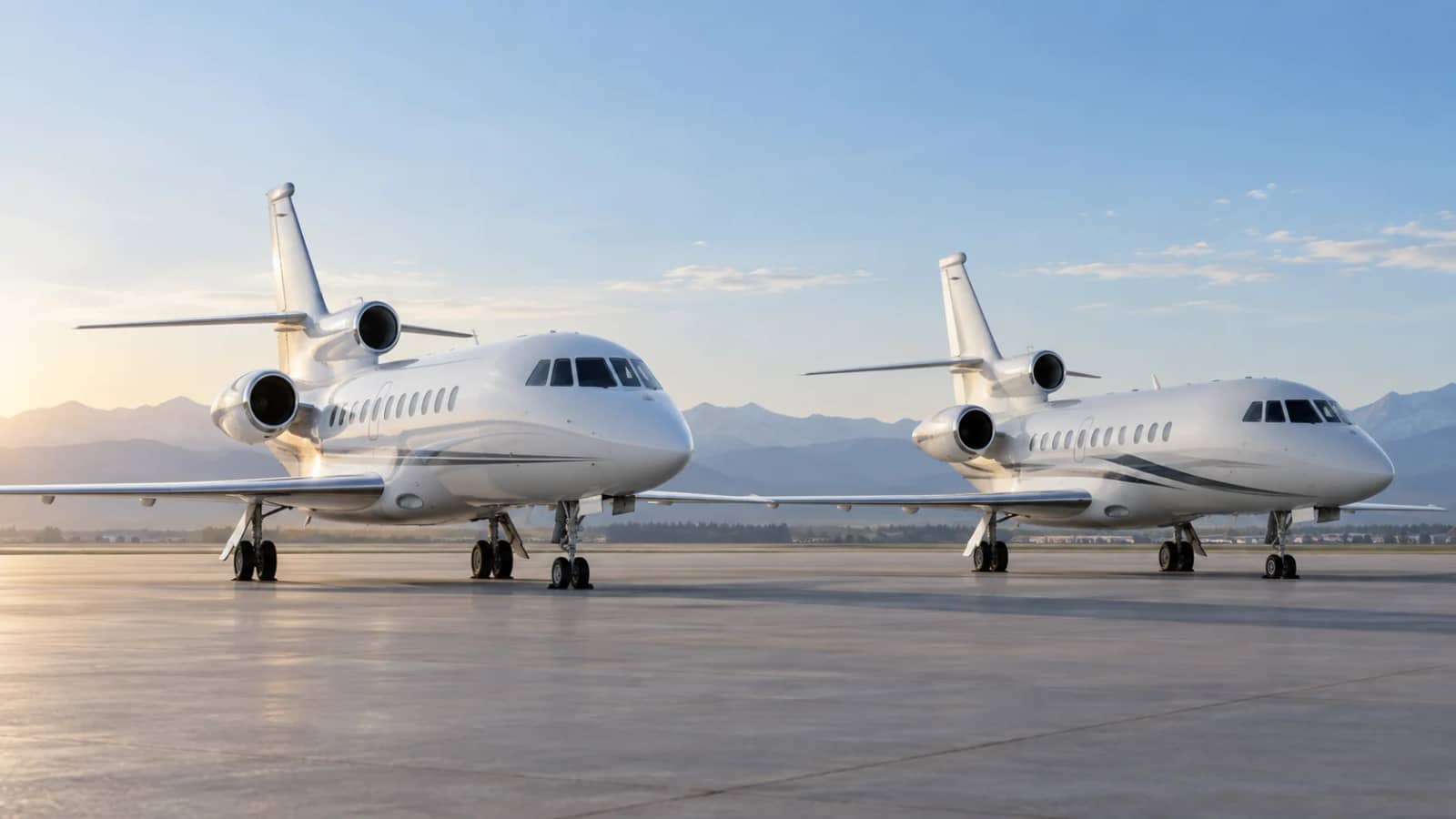 Illustrative aircraft concept used for the Falcon 900B to Falcon 900EX differential legacy Type Training record